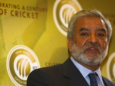 File photo of former ICC president Ehsan Mani. Getty Images