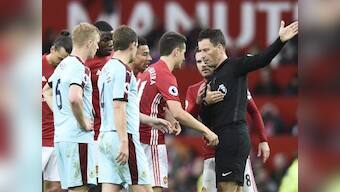 Manchester United assistant manager Rui Faria mocks referee over Ander Herrera red card