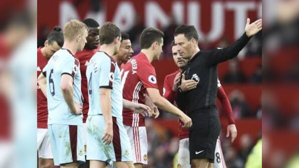 Manchester United assistant manager Rui Faria mocks referee over Ander Herrera red card