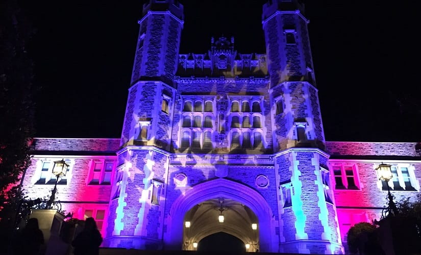 The University of Washinton in St Louis welcomed Donald Trump and Hillary Clinton on Sunday night. Firstpost/Saumya Pant