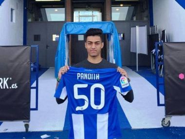 Ishan Pandita creates history; becomes first Indian footballer to sign La Liga contract Ishan Pandita creates history; becomes first Indian footballer to sign La Liga contract