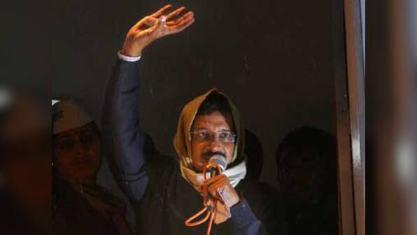 Ink attack on Kejriwal in Bikaner; police detains two accused