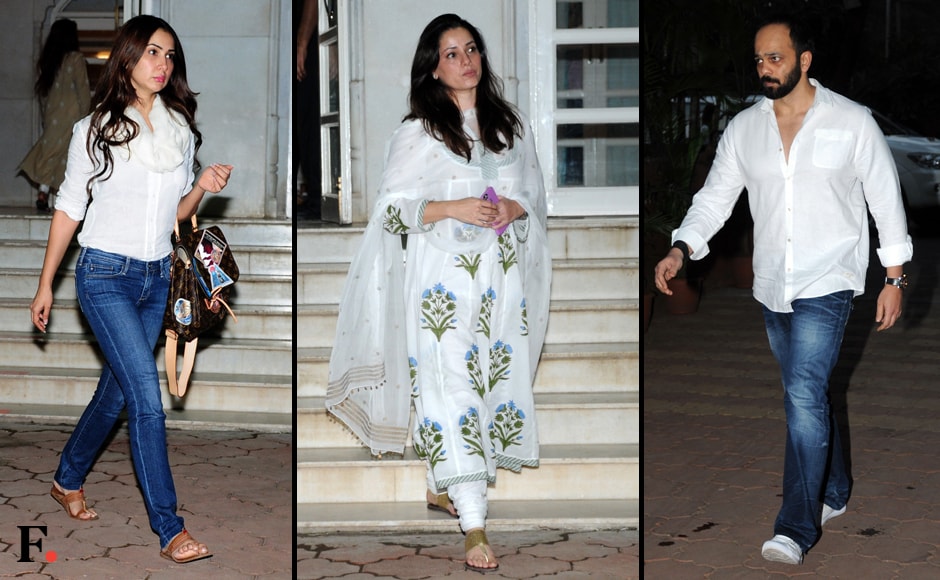Kim Sharma, Neelam Kothari and Rohit Shetty also attended the meet. Sachin Gokhale/Firstpost Kim Sharma, Neelam Kothari and Rohit Shetty also attended the meet. Sachin Gokhale/Firstpost