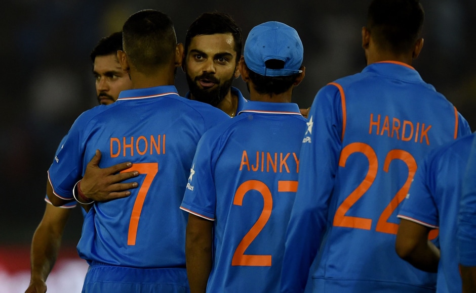 MS Dhoni and Virat Kohli have had some memorable run chases in their time and this one would also be seen as one of their best in cricket's ultimate one-two combo! AFP MS Dhoni and Virat Kohli have had some memorable run chases in their time and this one would also be seen as one of their best in cricket's ultimate one-two combo! AFP