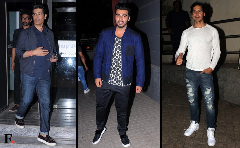 All of Karan's friends from the industry were in attendance at the star-studded event including designer Manish Malhotra, Arjun Kapoor and Dino Morea. Sachin Gokhale/Firstpost All of Karan's friends from the industry were in attendance at the star-studded event including designer Manish Malhotra, Arjun Kapoor and Dino Morea. Sachin Gokhale/Firstpost