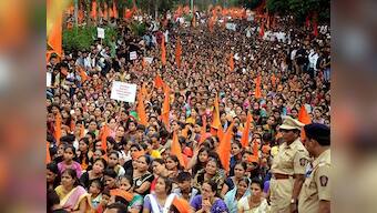 Maratha agitation: Silent march in Thane, a prelude to Mumbai's rally