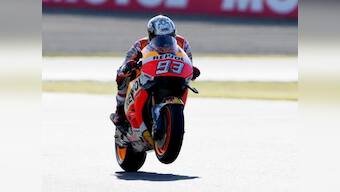 Moto GP: Marc Marquez secures third title as Valentino Rossi, Jorge Lorenzo crash in Japan