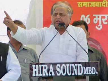 Samajwadi Party chief Mulayam Singh Yadav. PTI