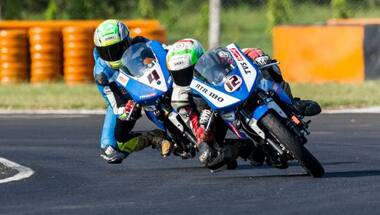 National Motorcycle Racing: Double win for Kannan Subramaniam in the Super Sport Indian 165cc class
