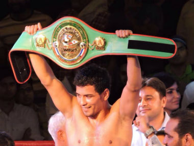 Neeraj Goyat 'inspired' by Indian cricket team's performance against Pakistan, vows to beat British-Pakistani boxer Amir Khan Neeraj Goyat 'inspired' by Indian cricket team's performance against Pakistan, vows to beat British-Pakistani boxer Amir Khan