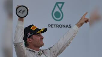 Nico Rosberg thought 'his race was finished' at the first corner in Malaysian Grand Prix