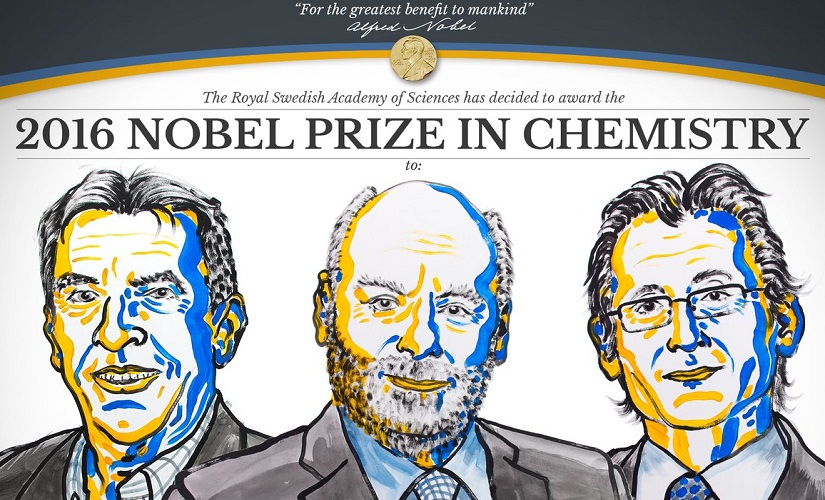 Nobel chemistry prize awarded to trio for developing 'molecular machines' Nobel chemistry prize awarded to trio for developing 'molecular machines'