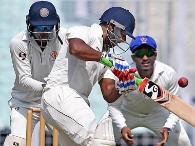 Kolkata: Delhi batsman Rishabh Pant plays a shot during the Ranji Trophy match against Karnataka at Eden Garden in Kolkata. PTI