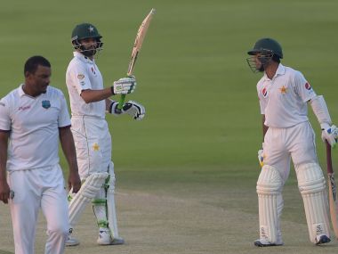 Pakistan vs West Indies: Azhar Ali, Sami Aslam's half-centuries give hosts advantage on Day 3 Pakistan vs West Indies: Azhar Ali, Sami Aslam's half-centuries give hosts advantage on Day 3