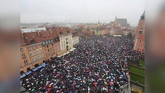 Poland parliament rejects abortion ban even as thousands of women stage massive protests