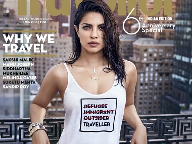 Priyanka Chopra's refugee t-shirt row: Why Condé Nast's explanation makes no sense Priyanka Chopra's refugee t-shirt row: Why Condé Nast's explanation makes no sense