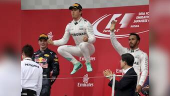 Formula One: Nico Rosberg wins Japanese GP, Lewis Hamilton battles to third after poor start
