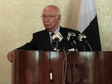 Pakistan lobbying with Indians who are against Modis extremism, says Sartaj Aziz