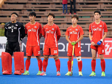 File photo of South Korean hockey team. Image courtesy: Malaysian Hockey Confederation official Facebook page.