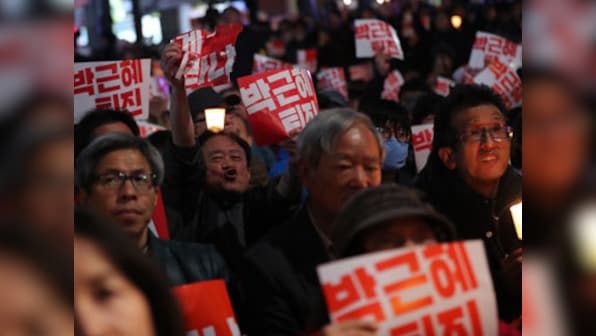 South Korean protesters call for president to step down