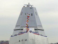 Us Navy Inaugurates New Stealth Warship And Guided Missile Destroyer Uss Zumwalt World News Firstpost