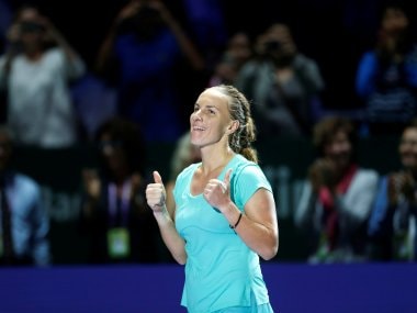 Svetlana Kuznetsova of celebrates after defeating Agnieszka Radwanska at the WTA Finals. Reuters