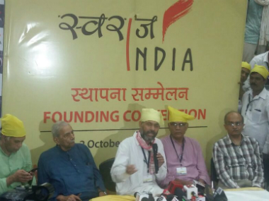 Swaraj India: Another political party takes shape out of 2011 anti-corruption movement Swaraj India: Another political party takes shape out of 2011 anti-corruption movement