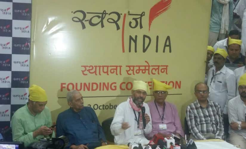 Yogendra Yadav will head Swaraj India party, PRashant Bhushan will continue working on public issues and campaigns as the national president of Swaraj Abhiyan. (Photo: Debobrat Ghose)