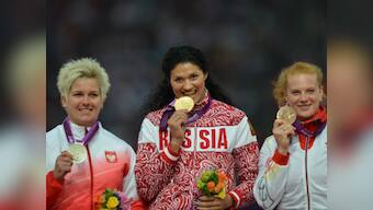 Russia's Tatyana Lysenko stripped of 2012 Olympic gold after testing positive for steroids