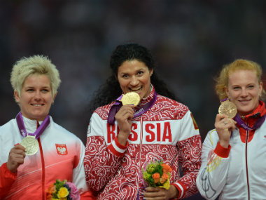 Russia's Tatyana Lysenko stripped of 2012 Olympic gold after testing positive for steroids Russia's Tatyana Lysenko stripped of 2012 Olympic gold after testing positive for steroids