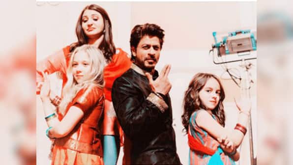 Shah Rukh Khan plays Bond as Anushka Sharma and The Ring co-stars look on