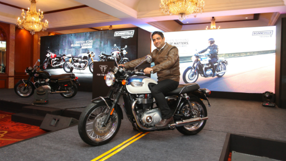 Triumph Bonneville T100 launched in India at Rs 7.78 lakh Triumph Bonneville T100 launched in India at Rs 7.78 lakh