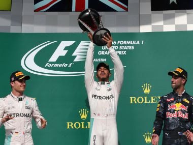 United States GP: Lewis Hamilton wins to keep Formula One title hope alive, Nico Rosberg second United States GP: Lewis Hamilton wins to keep Formula One title hope alive, Nico Rosberg second