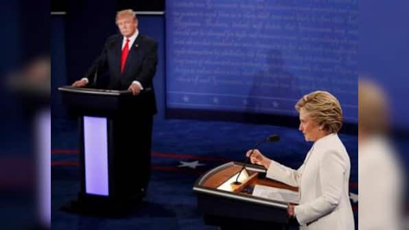 US Presidential Debate: Donald Trump says Hillary Clinton, barack Obama behind violence at his rallies