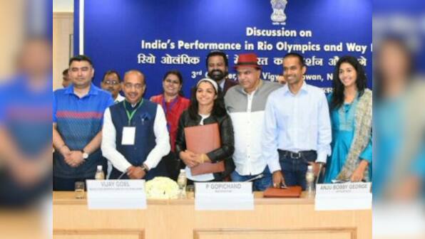 Vijay Goel meets former sportspersons, coaches to chart way for better performance at Olympics