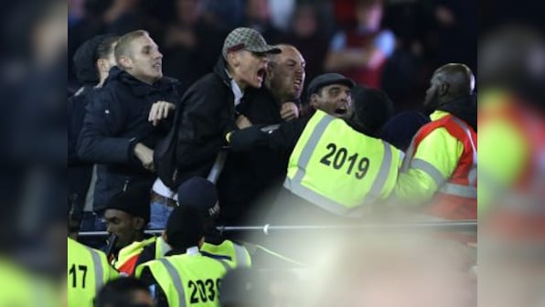 League Cup: West Ham-Chelsea fan violence leads to seven arrests