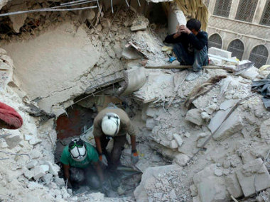 Aleppo: Syria's White Helmets describe the destruction and carnage in one of the country's oldest cities Aleppo: Syria's White Helmets describe the destruction and carnage in one of the country's oldest cities