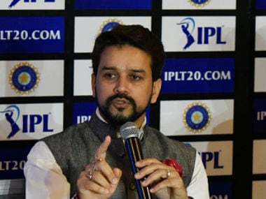 Anurag Thakur said he was pained by 'frivolous comments' about IPL. Getty Images