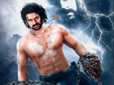 Baahubali 2 first look: Chiseled-bodied Prabhas woos fans with his 100 kg look Baahubali 2 first look: Chiseled-bodied Prabhas woos fans with his 100 kg look