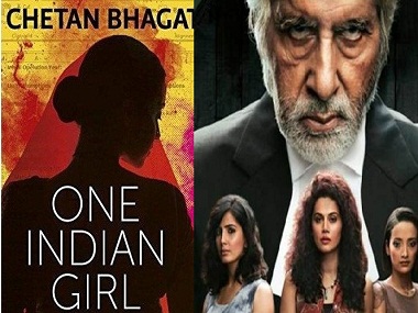 Trashing Chetan Bhagat's One Indian Girl while lauding Pink for feminism is unfair Trashing Chetan Bhagat's One Indian Girl while lauding Pink for feminism is unfair