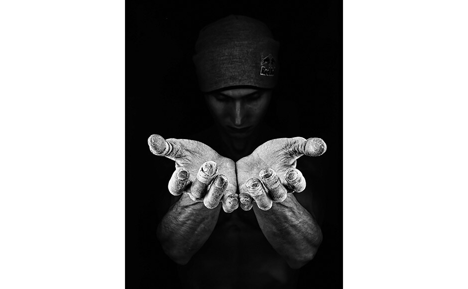 In the Close Up category, the winner was photographer Denis Klero from Russia. His high-contrast black and white shot of climber Rustam Gelmanov helped him clinch the award. Denis Klero/Redbull Illume In the Close Up category, the winner was photographer Denis Klero from Russia. His high-contrast black and white shot of climber Rustam Gelmanov helped him clinch the award. Denis Klero/Redbull Illume