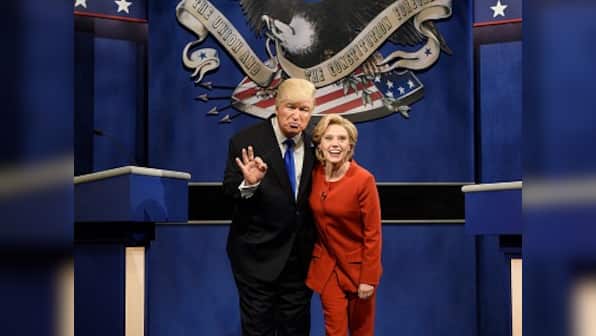 Alec Baldwin wins Donald Trump impersonation in the opening sketch of Saturday Night Live