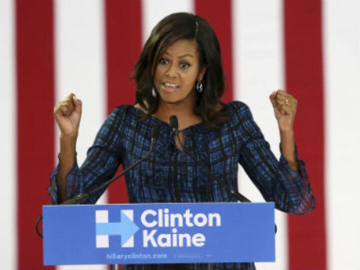 Michelle Obama takes down Trump in emotional speech, proves to be Clinton's trump card Michelle Obama takes down Trump in emotional speech, proves to be Clinton's trump card