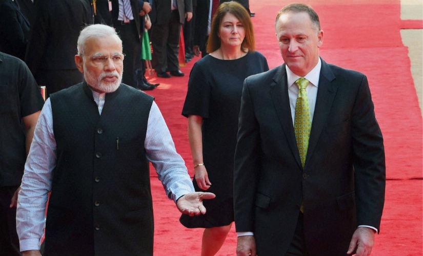 India, New Zealand agree to expand commercial ties after Narendra Modi - John Key meeting