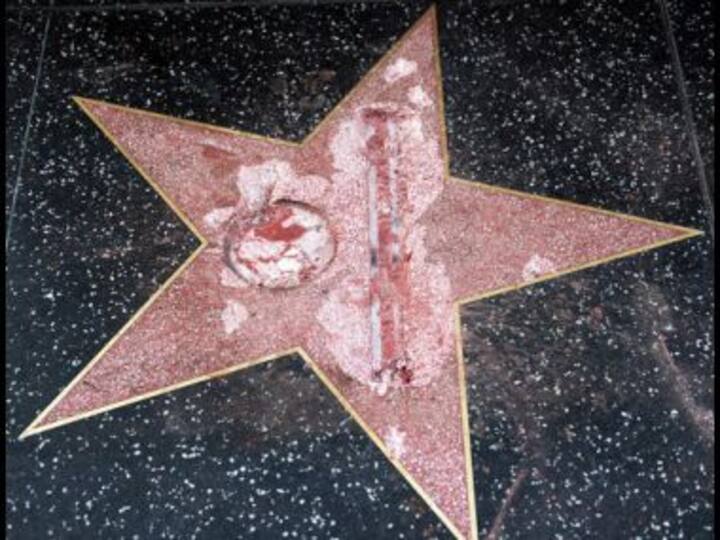 Donald Trump's Hollywood star smashed over sex assault claims