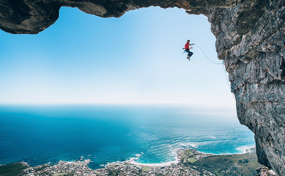 Micky Wiswedel from South Africa won the Wings category of photographs with his image that pretty much embodies the category. In this shot, climber Jamie Smith is seen mid-fall as he attempts a new route on Table Mountain, Cape Town. Micky Wiswedel/Redbull Illume Micky Wiswedel from South Africa won the Wings category of photographs with his image that pretty much embodies the category. In this shot, climber Jamie Smith is seen mid-fall as he attempts a new route on Table Mountain, Cape Town. Micky Wiswedel/Redbull Illume
