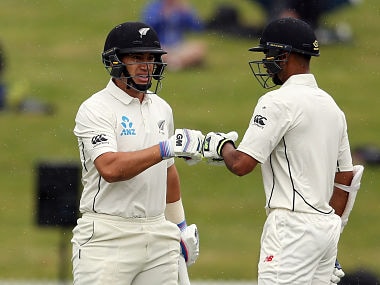 New Zealand vs Pakistan: Visitors strike twice on a rain-marred day in Hamilton