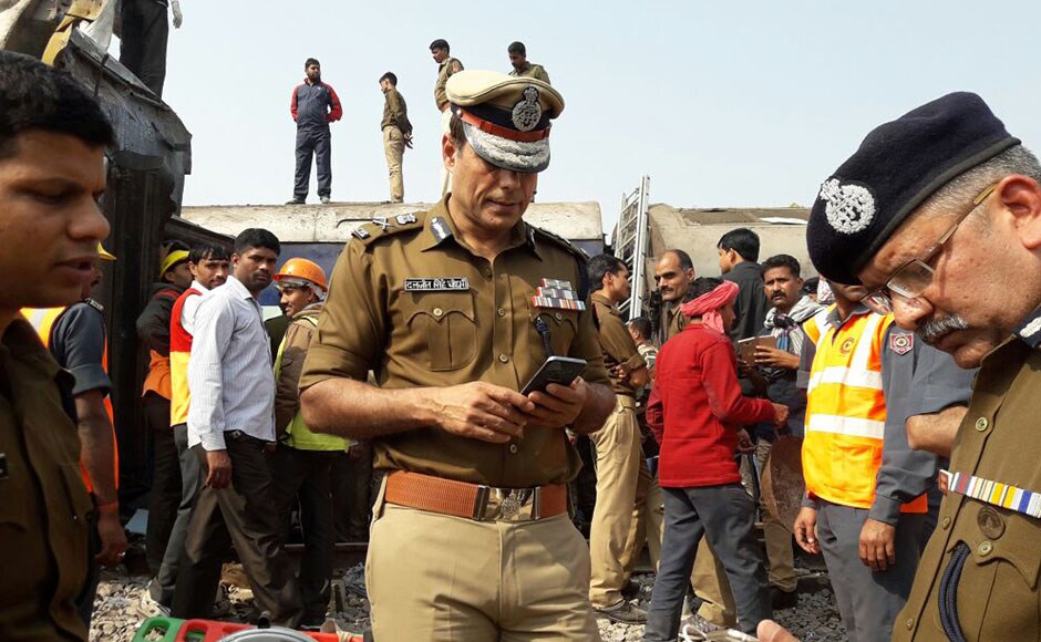 More than 100 people were killed and around 150 injured when 14 coaches of the Indore-Patna Express derailed near the city of Kanpur before dawn on Sunday, officials said. Photo: Naveen Lal Suri/ Firstpost More than 100 people were killed and around 150 injured when 14 coaches of the Indore-Patna Express derailed near the city of Kanpur before dawn on Sunday, officials said. Photo: Naveen Lal Suri/ Firstpost