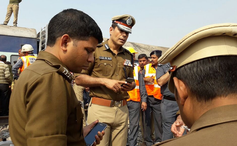The horrific disaster took place when the Patna-bound train's coaches ran off the rails just after 3 a.m. near Pukhrayan station, about 60 km from Kanpur city, railway and police officials said. Photo: Naveen Lal Suri/Firstpost The horrific disaster took place when the Patna-bound train's coaches ran off the rails just after 3 a.m. near Pukhrayan station, about 60 km from Kanpur city, railway and police officials said. Photo: Naveen Lal Suri/Firstpost