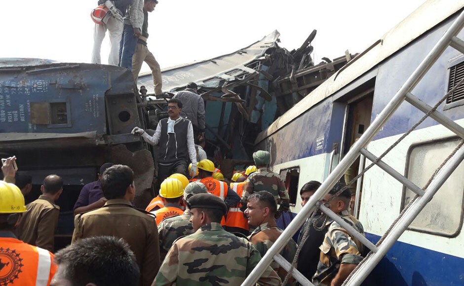 A passenger who survived told journalists that the train stopped a couple of moments after 3 a.m. for unexplained reasons. Photo: Naveen Lal Suri/ Firstpost A passenger who survived told journalists that the train stopped a couple of moments after 3 a.m. for unexplained reasons. Photo: Naveen Lal Suri/ Firstpost